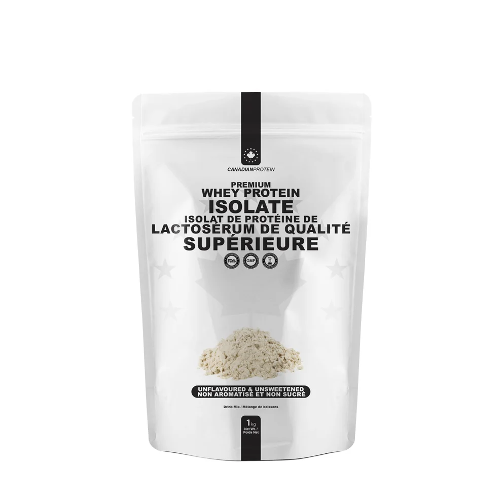 Canadian Protein Premium Whey Protein Isolate 1 kg sans saveur